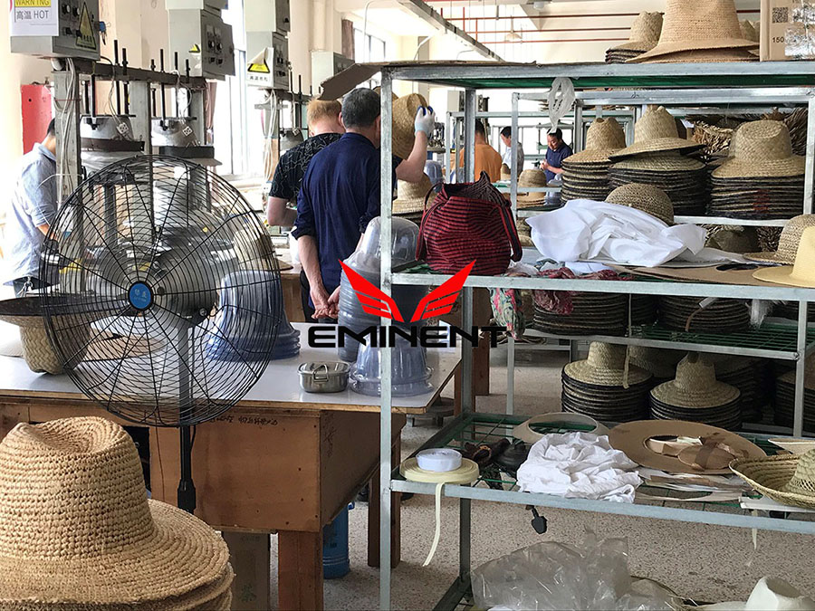 Hats shaping department